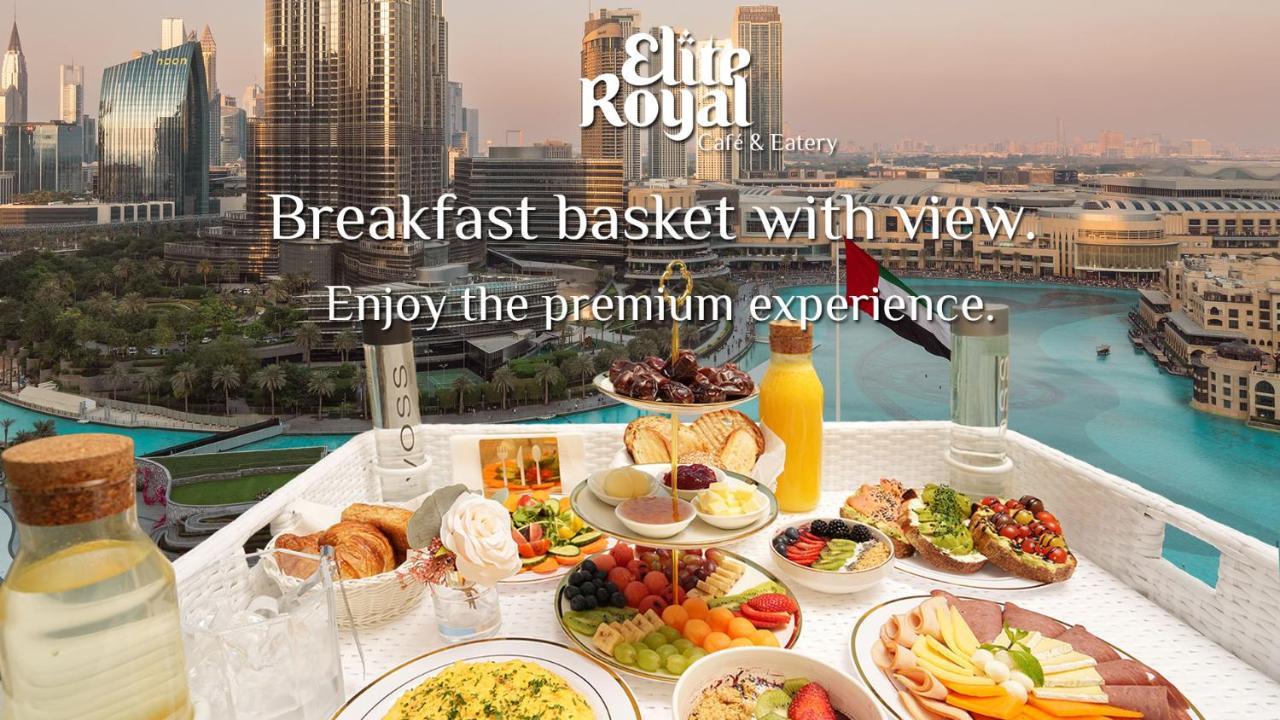 دبي Elite Royal Apartment - Full Burj Khalifa & Fountain View - 2 Bedrooms And 1 Open Bedroom Without Partition المظهر الخارجي الصورة