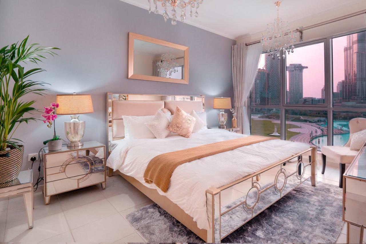 دبي Elite Royal Apartment - Full Burj Khalifa & Fountain View - 2 Bedrooms And 1 Open Bedroom Without Partition المظهر الخارجي الصورة